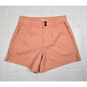 A new day Peach Utility  High Waist Shorts  Size 4 NWOT
